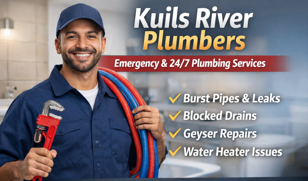 Professional plumbers providing residential and emergency plumbing services in Kuils River